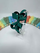 3 Inch Bow Alice Band - Hunter Green