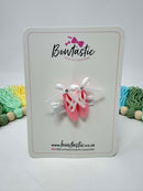 Novelty Bow - Ballet Slipper - Pink & White
