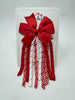 3 Inch Pinwheel Corker Clip - Red & White Gingham