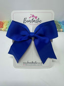 4.5 Inch Tail Bow - Electric Blue