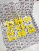 School Surprise Bundle - Clips & Bobbles - Yellow Gingham - 10 Items