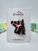 Novelty Bow - Brown Horse