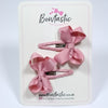 2 Inch Bow Snap Clip - Quartz - 2 Pack
