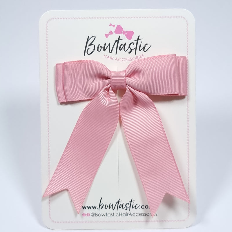 3.5 Inch Tail Bow - Peony