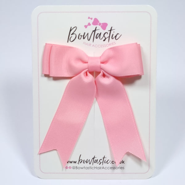 3.5 Inch Tail Bow - Pink