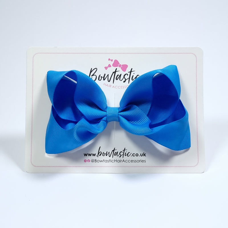 4.5 Inch Bow - Porcelain Blue