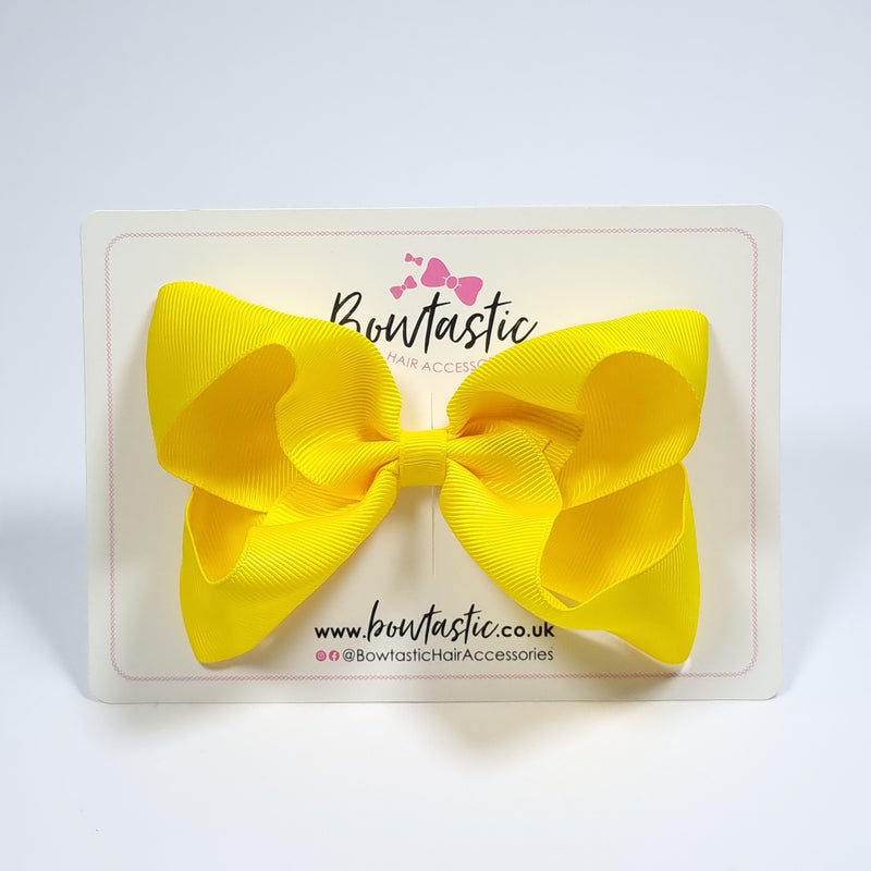 4.5 Inch Bow - Daffodil