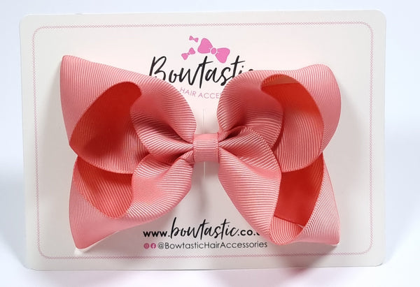 4.5 Inch Bow - Dusty Rose