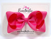 4.5 Inch Bow - Camellia Rose