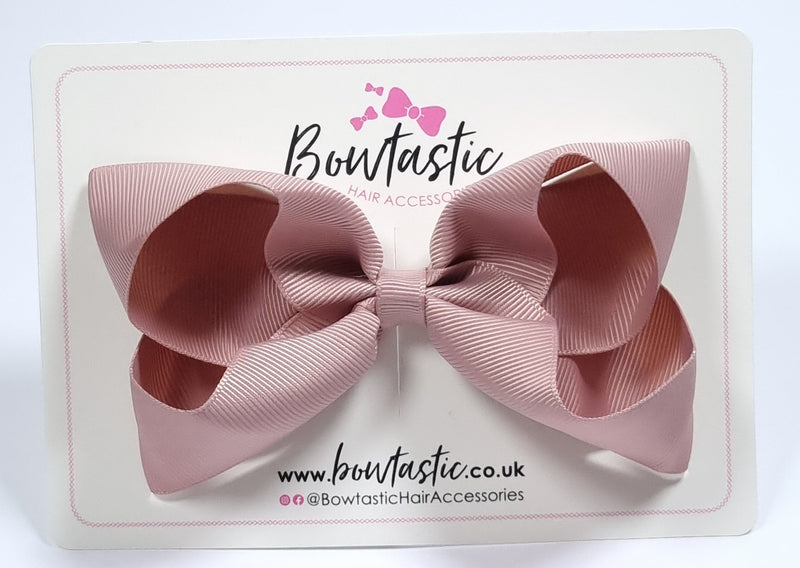 4.5 Inch Bow - Antique Mauve