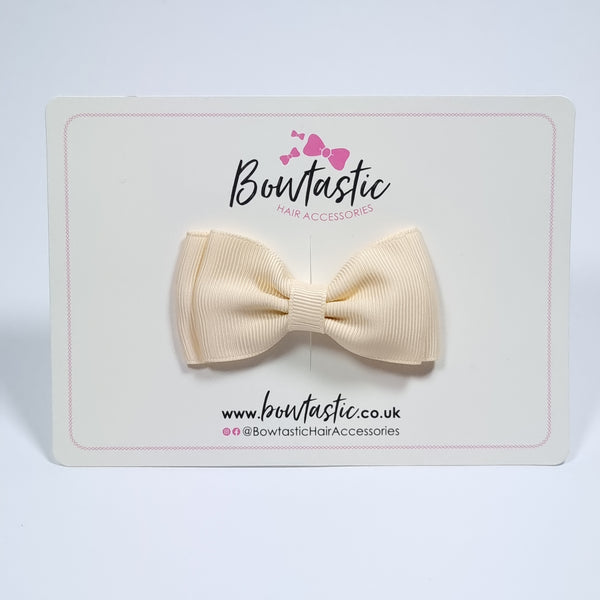 3 Inch Flat Double Bow - Nude