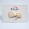 3 Inch Flat Double Bow - Nude