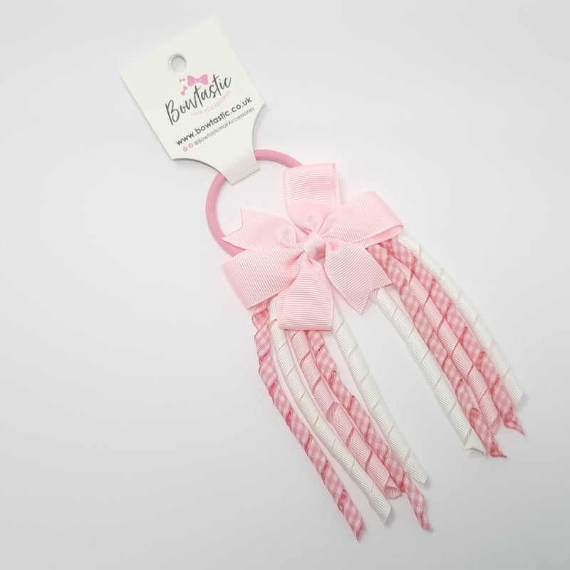 3 Inch Pinwheel Corker Bobble - Pink & White Gingham