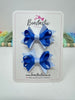 2 Inch Bows - Royal Blue & Bluebell - 2 Pack