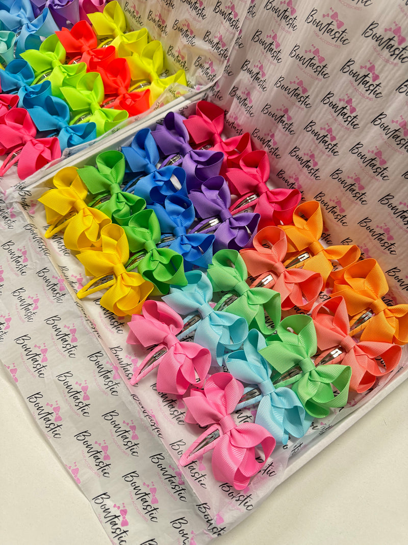 Bow Set - 20x Bright Snap Clips