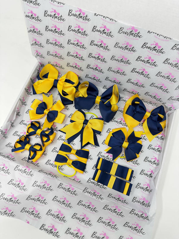 Surprise School Bundle - Navy & Yellow Gold - 12 Items