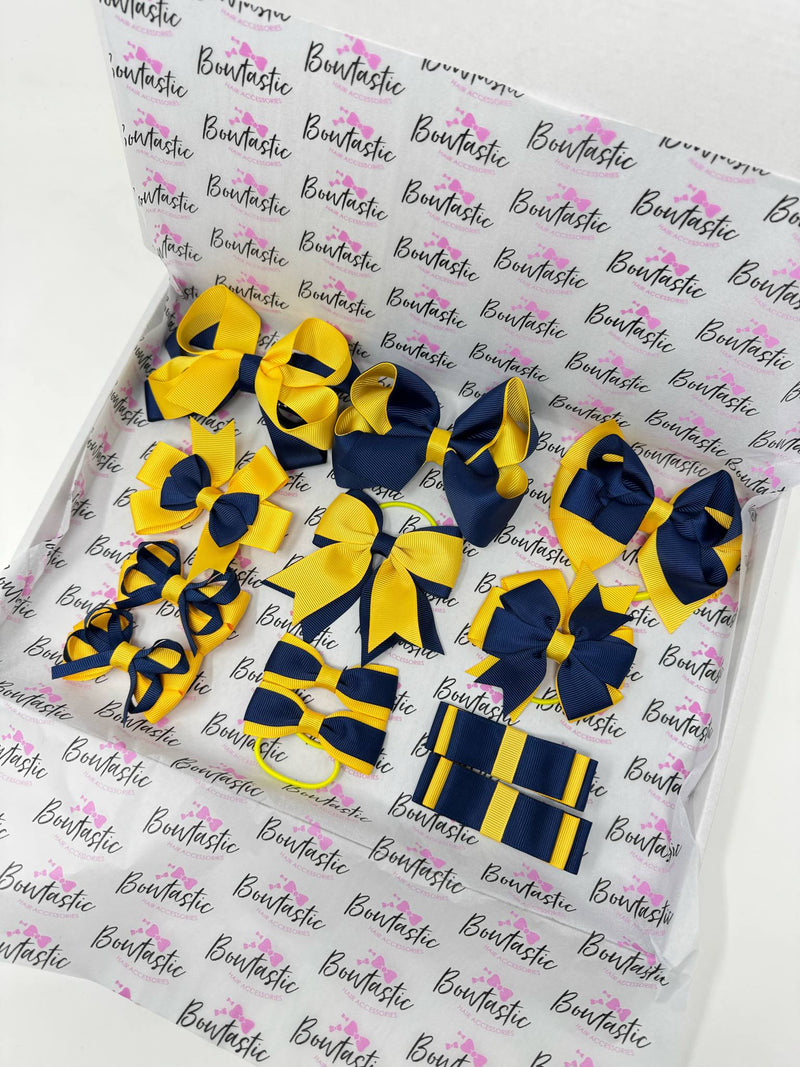 Surprise School Bundle - Navy & Yellow Gold - 12 Items