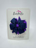 3 Inch Pinwheel Bow - Navy & Purple