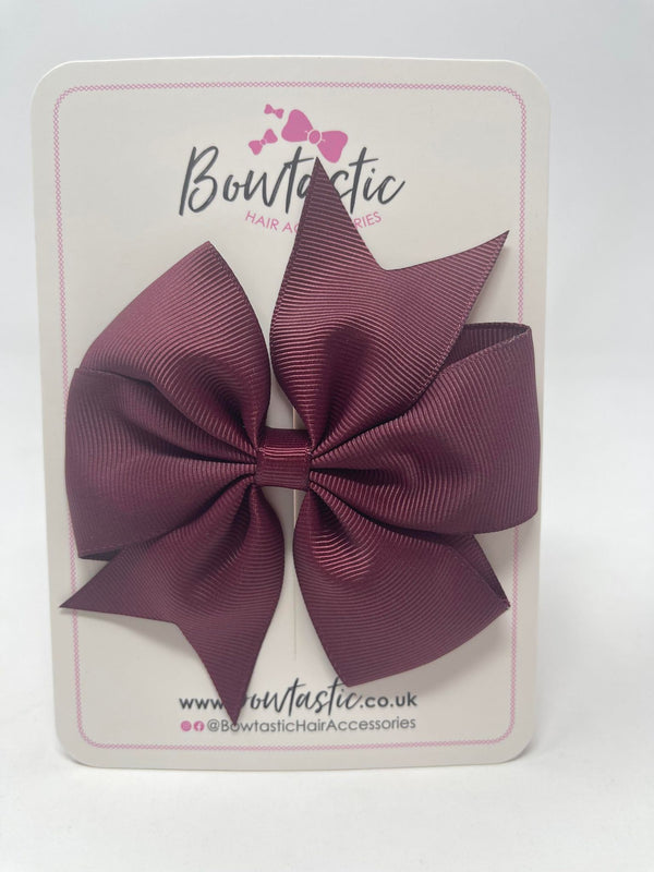 4 Inch Pinwheel Bobble - Burgundy