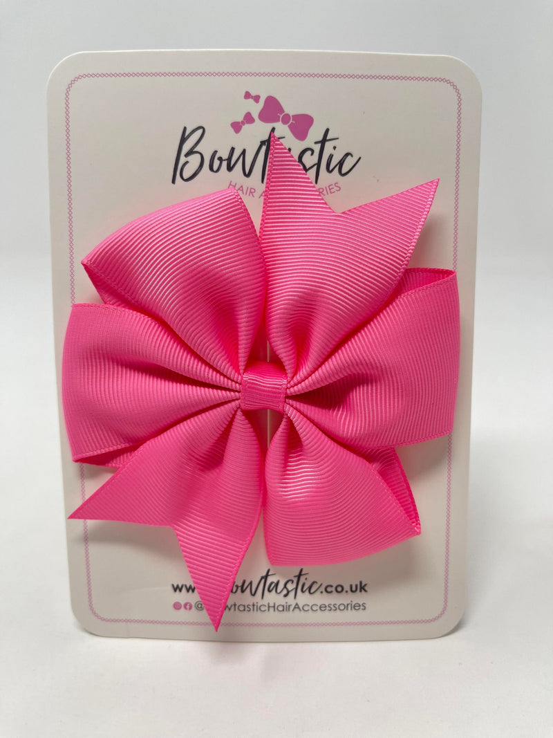 4 Inch Pinwheel Bobble - Hot Pink