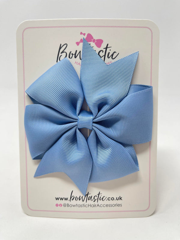 4 Inch Pinwheel Bobble - Porcelain Blue