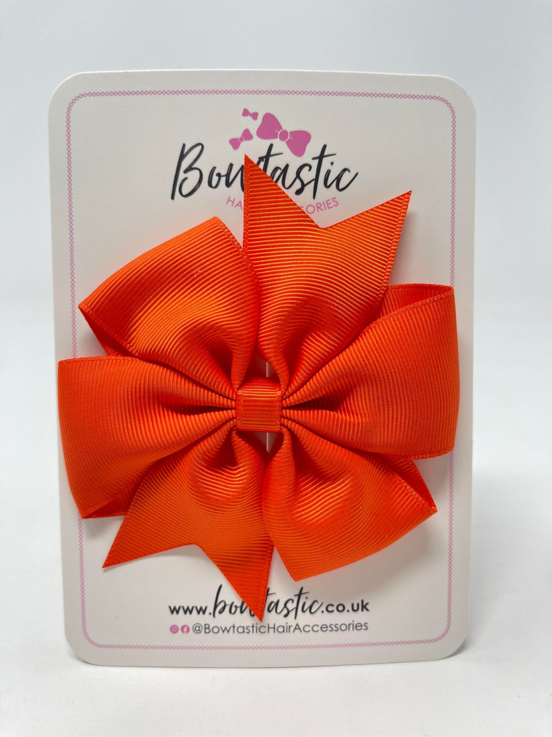 4 Inch Pinwheel Bobble - Autumn Orange