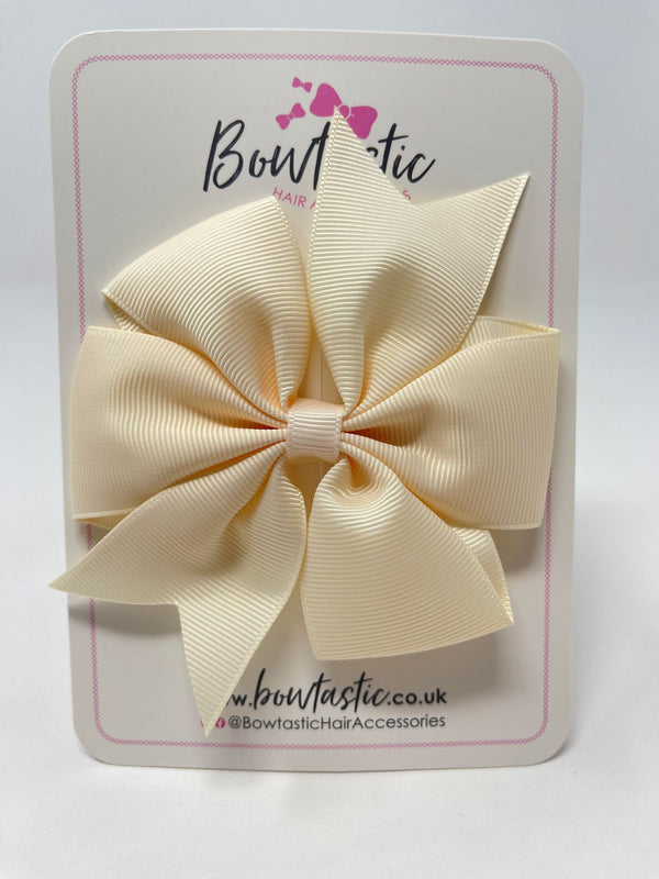 4 Inch Pinwheel Bobble - Cream