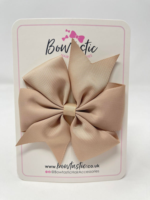 4 Inch Pinwheel Bobble - Tan