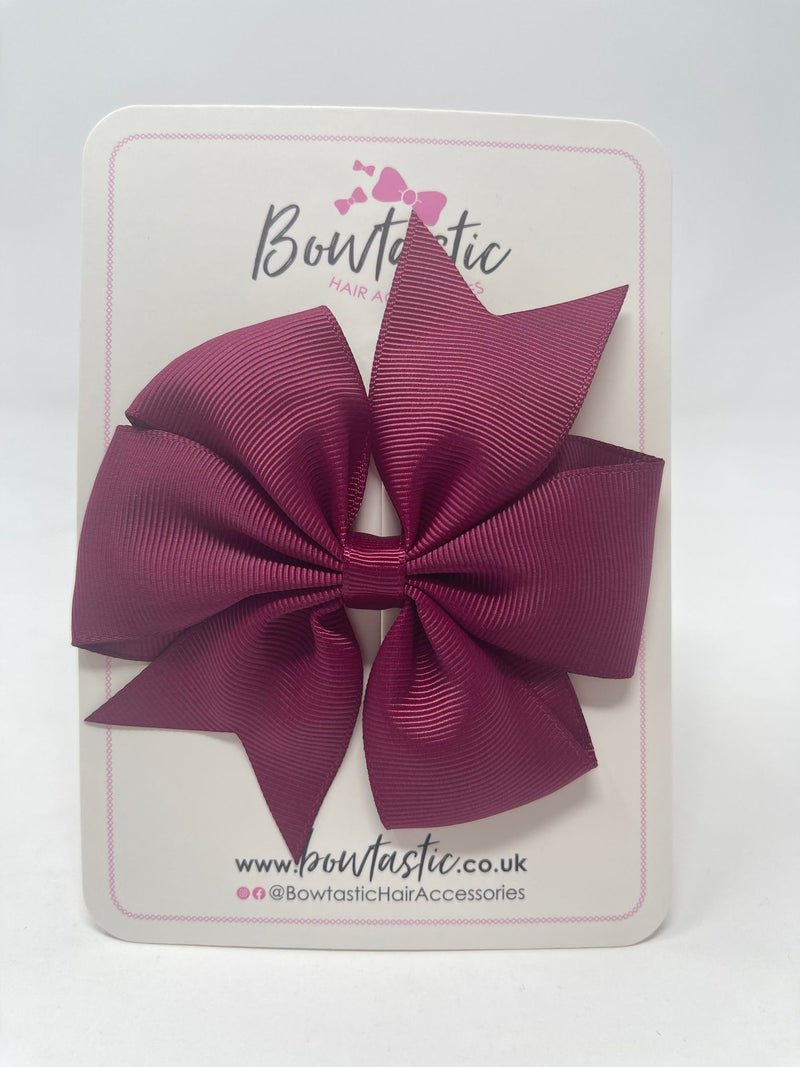 4 Inch Pinwheel Bobble - Wine