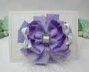 4.5 inch Fluffy Bow - Light Orchid