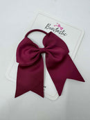 4 Inch Cheer Bow Bobble - Wine