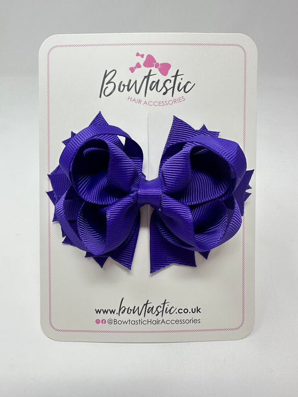 3.5 Inch Ring Bow - Regal Purple