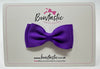 3 Inch Flat Double Bow - Purple