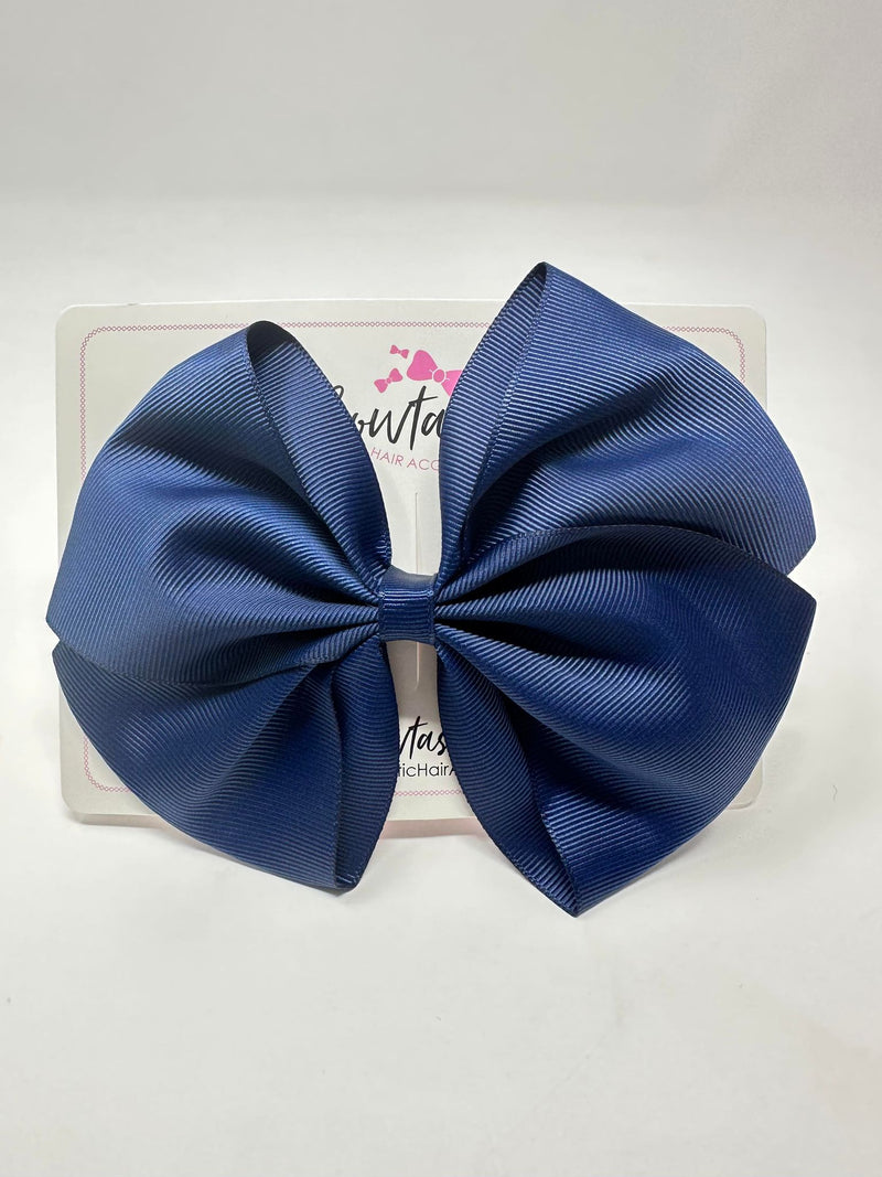 6 Inch Flat Bow - Navy