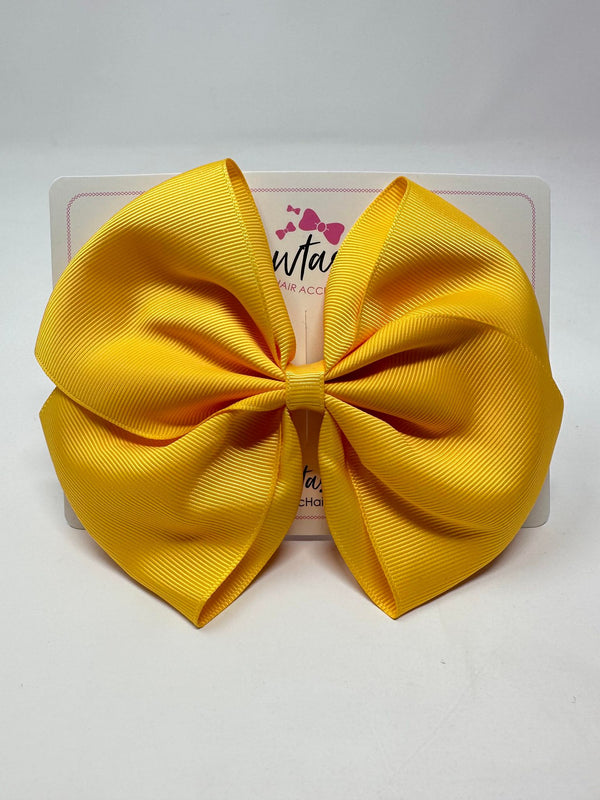 6 Inch Flat Bow - Yellow Gold