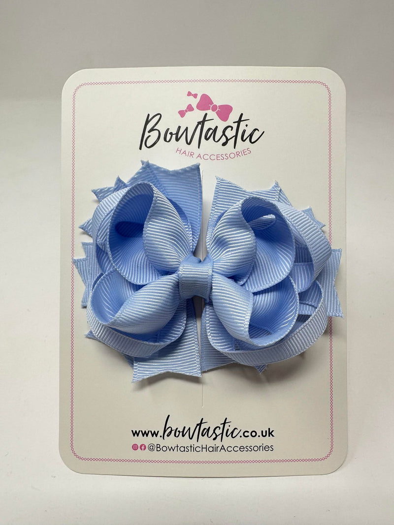 3.5 Inch Ring Bow - Bluebell