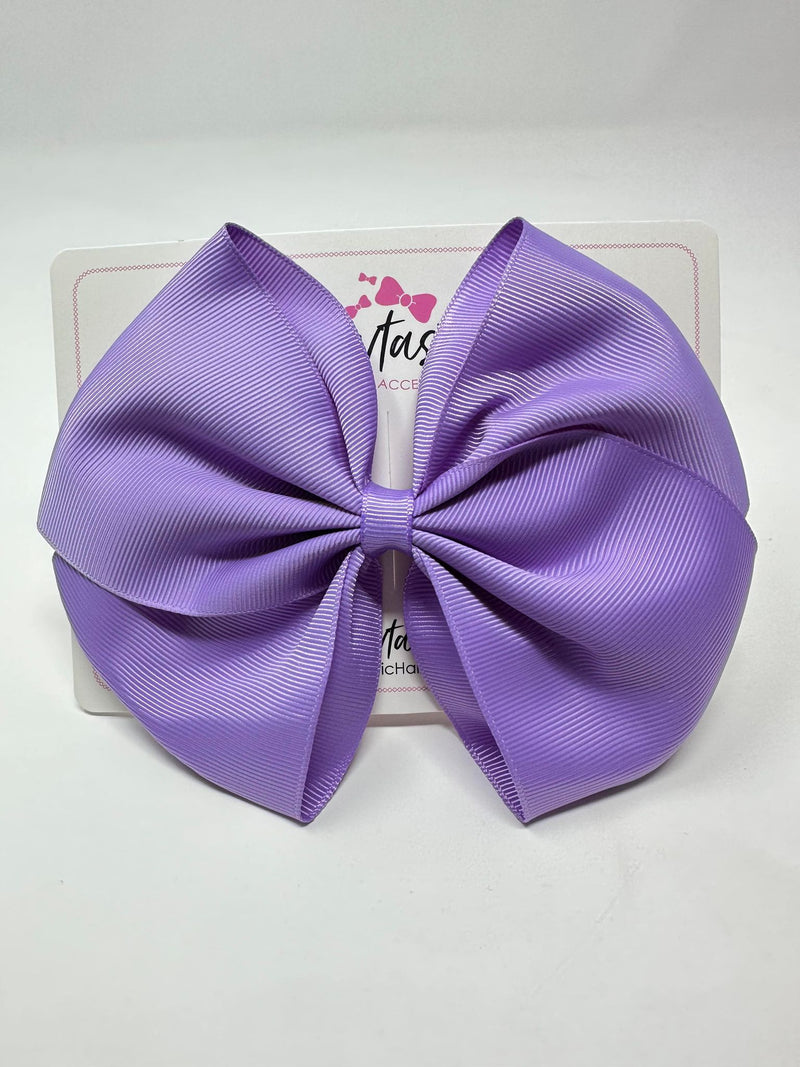 6 Inch Flat Bow - Hyacinth