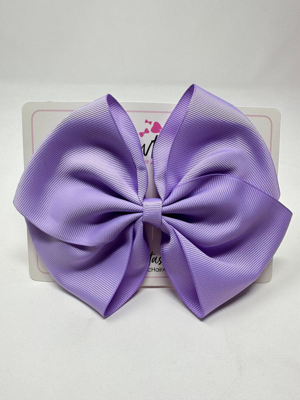 6 Inch Flat Bow - Light Orchid