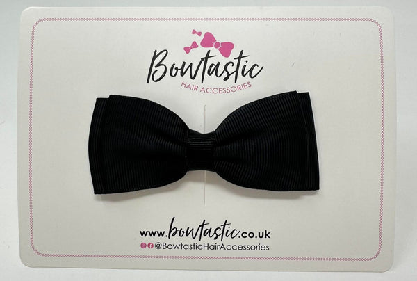 3.25 Inch Double Layer Bow - Black