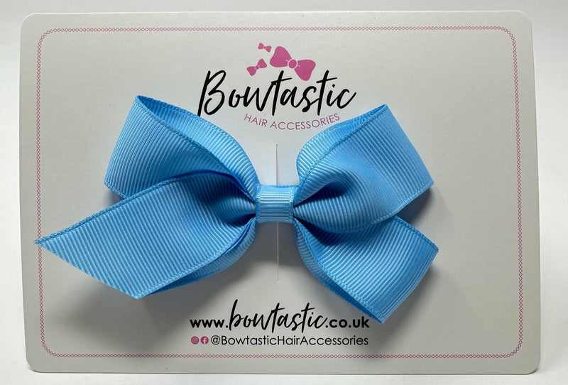 3.5 Inch Flat Bow Style 2 - Blue Mist