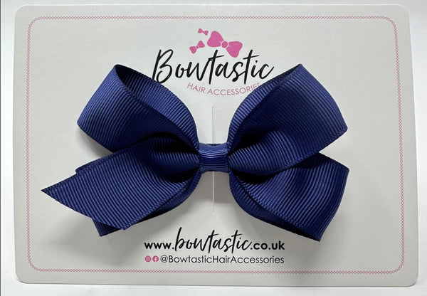 3.5 Inch Flat Bow Style 2 - Ink Blue