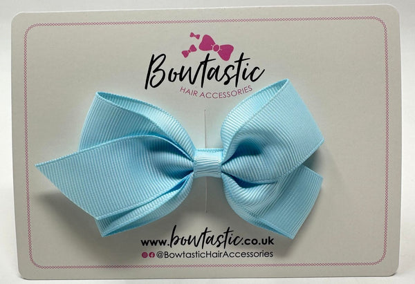 3.5 Inch Flat Bow Style 2 - Light Blue
