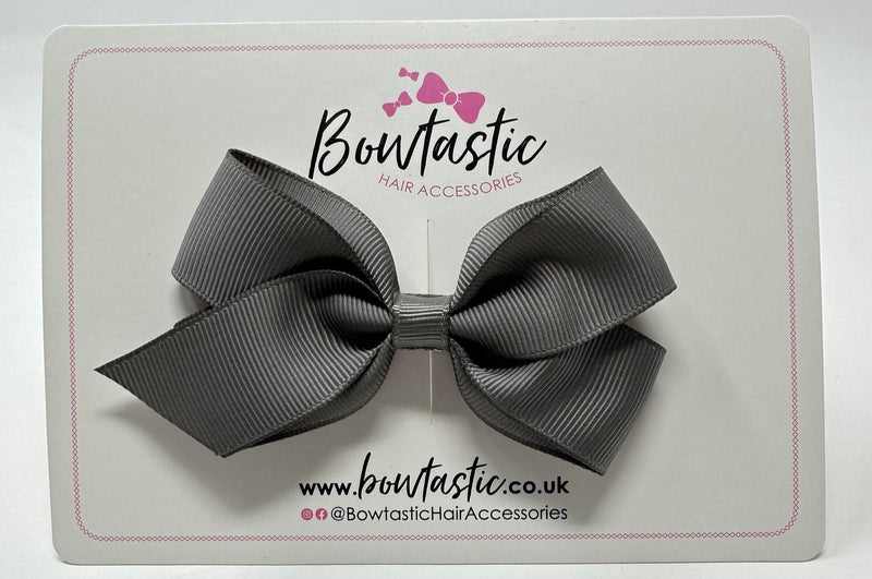 3.5 Inch Flat Bow Style 2 - Metal Grey