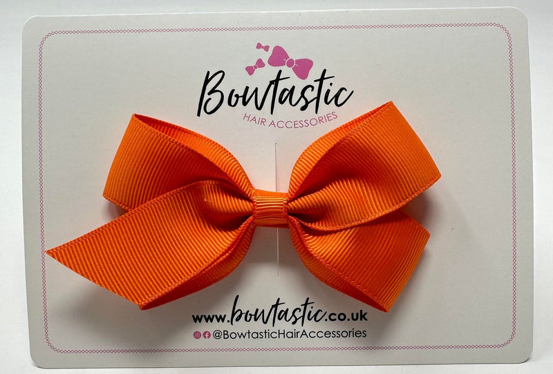 3.5 Inch Flat Bow Style 2 - Russet Orange