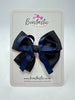 3.5 Inch Flat Bow - Navy & Black