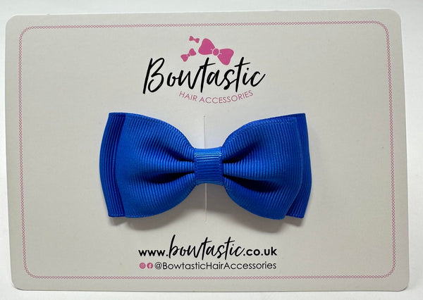 3 Inch Flat Double Bow - Royal Blue