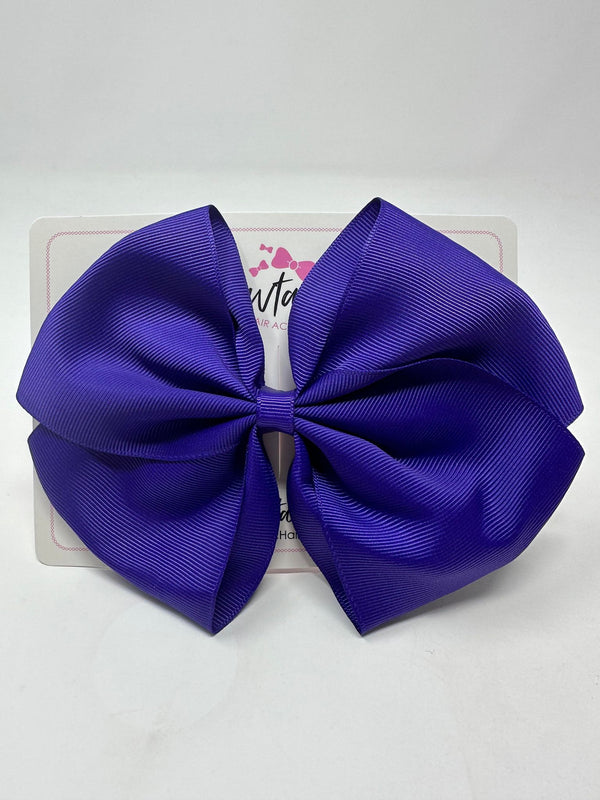 6 Inch Flat Bow - Regal Purple