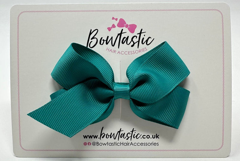 3.5 Inch Flat Bow Style 2 - Jade Green