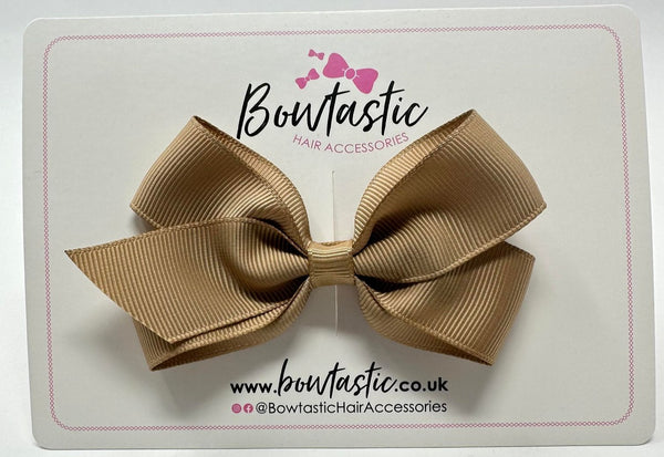 3.5 Inch Flat Bow Style 2 - Latte