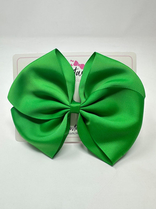 6 Inch Flat Bow - Emerald Green